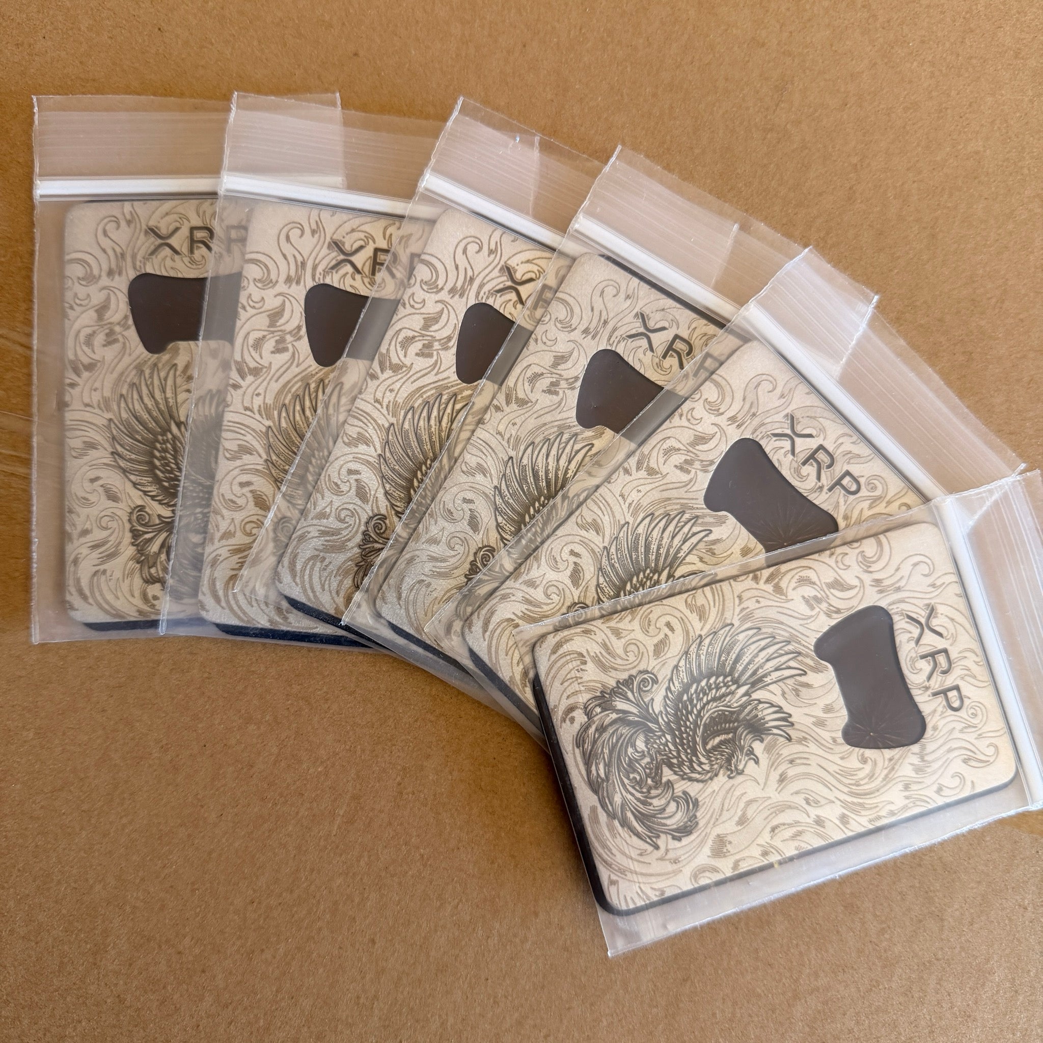 Engraved Phoenix Bottle Opener Card